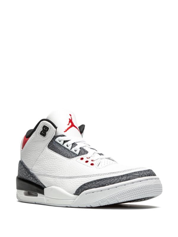 Air Jordan 3 Red Denim sneakers